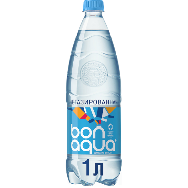 Вода питьевая BONAQUA 1л, негаз